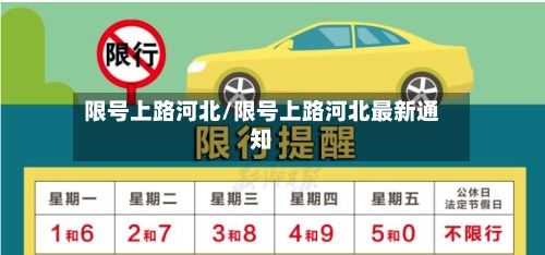 限号上路河北/限号上路河北最新通知-第2张图片